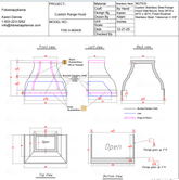 Fobest Custom Metal Range Hood FSS-3 Custom Link for Harper
