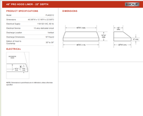 Fobest Custom Range Hood Model FCP-29 — Custom Order Link for Douglas