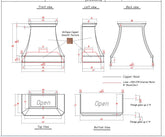 Fobest Custom Copper Range Hood - Custom Link for Katie Grimwood