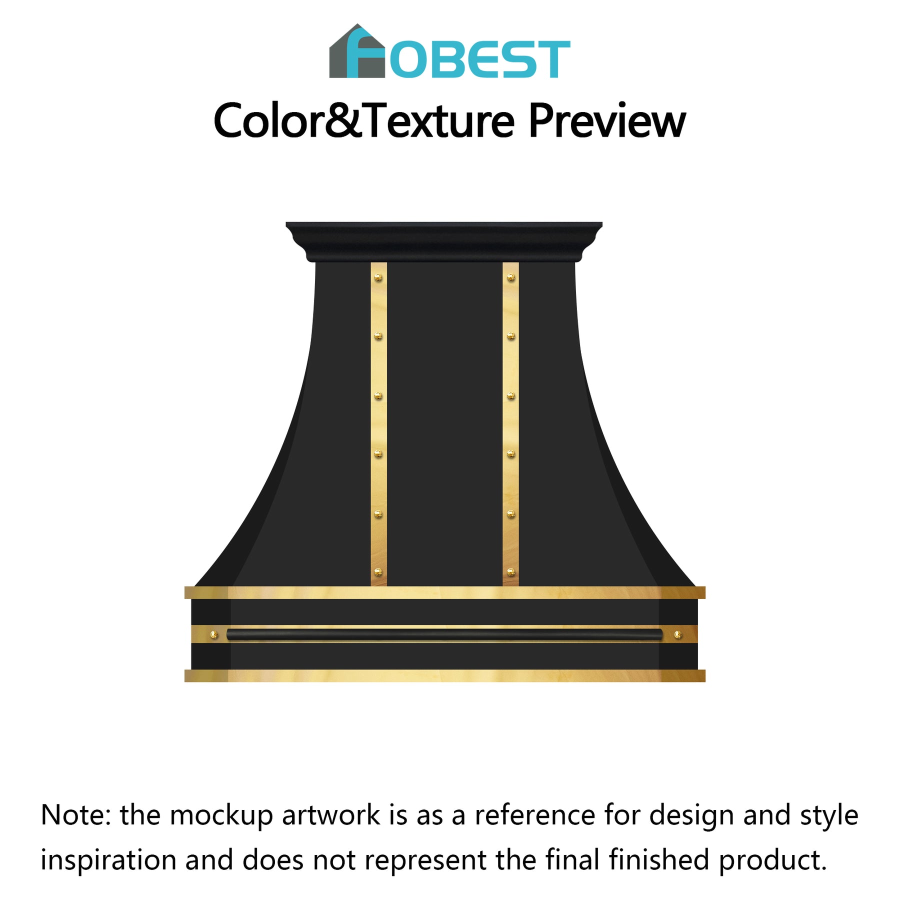 Fobest Custom Range Hood-FSS-172 Stainless Steel Metal Range Hood Custom Link for Heather