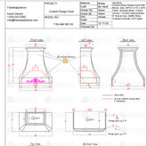 Fobest Custom Metal Range Hood FSS-488 Custom Link for Julie
