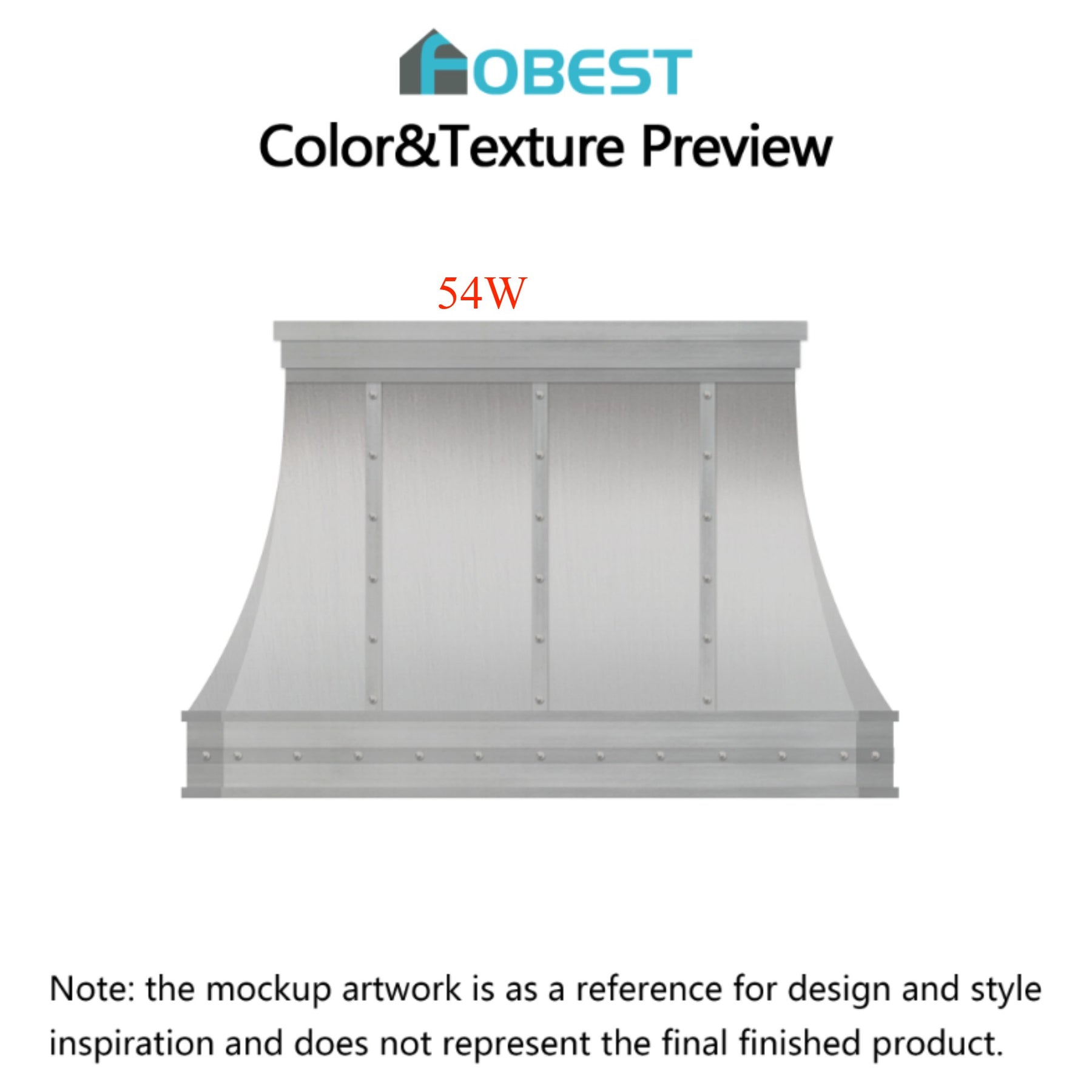 Fobest Custom Range Hood-Fss-318 Stainless Steel Range Hood  Metal Range Hood Custom Link