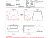 Fobest Custom Range Hood-FSS-364 Brass Metal Range Hood Custom Link for Phil
