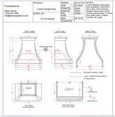 Fobest Custom Range Hood - Custom Link for Adrian