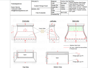 Fobest Custom Range Hood-Custom Link Joie and Norm