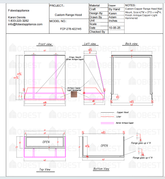 Fobest Custom Metal Range Hood - Custom Link for Pamela Linrothe