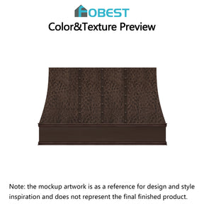 Fobest Custom Range Hood-FCP-42 Copper Metal Range Hood Custom Link