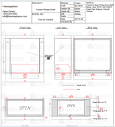 Fobest Custom Metal Range Hood FSS-337 - Custom Link for Lisa