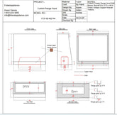 Fobest Custom Range Hood - Custom Link for Jim Carpenter