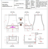 Fobest Custom Range Hood -50% Deposit Custom Link for Karen Willis