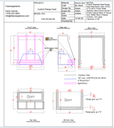 Fobest Custom Metal Range Hood FSS-76 Custom Link for Hayley