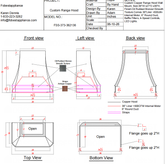 Fobest Custom Range Hood-Custom Link for Lisa