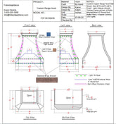 Fobest Custom Copper Range Hood - Custom Link for Sangkhone