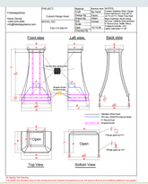 Fobest Custom Range Hood-FA2877 Price Difference Custom Link for Brandi