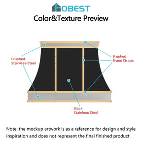 Fobest Custom Range Hood-FSS-124  Custom Link for Joanne