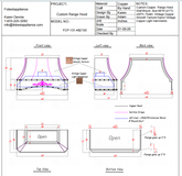 FOBEST Custom Range Hood- FCP-131 Custom Link for Steven