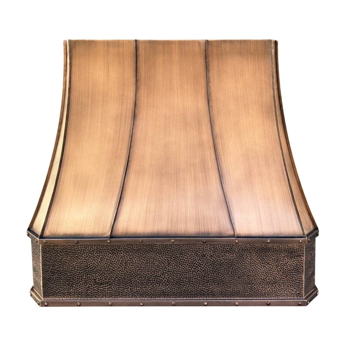 Fobest Instock Custom Antique Copper Range Hood with Smooth Finish FCP-99