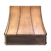 Fobest Instock Custom Antique Copper Range Hood with Smooth Finish FCP-99