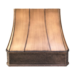 Fobest Instock Custom Antique Copper Range Hood with Smooth Finish FCP-99