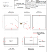 Fobest Custom Range Hood FSS-274 Custom Link for Chloe