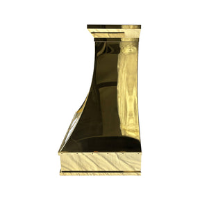Fobest Instock Polished Brass Range Hood( 36"W x22"D x 39"H )