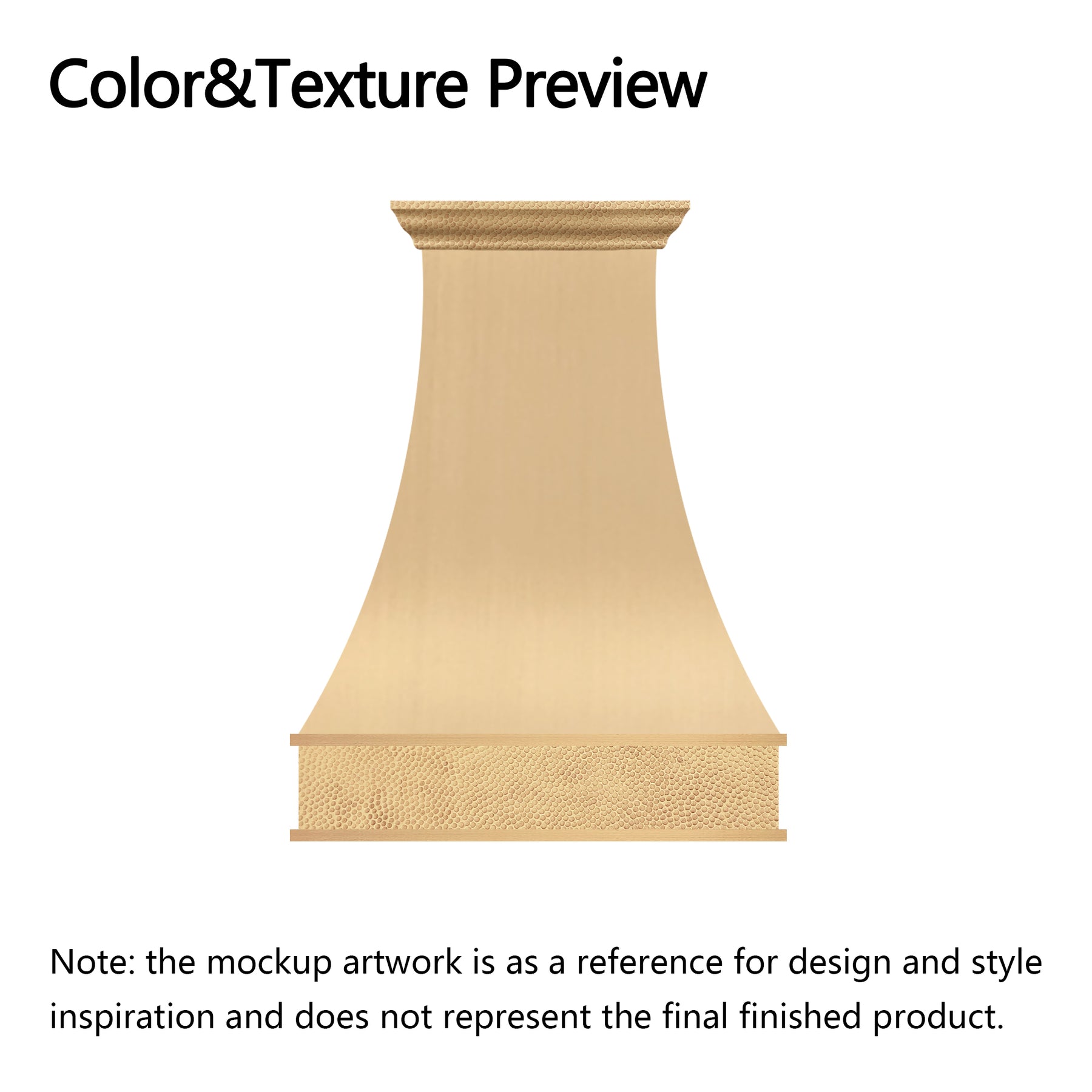 Fobest Custom Range Hood-FSS-390 Brass Metal Range Hood Custom Link for Joleen