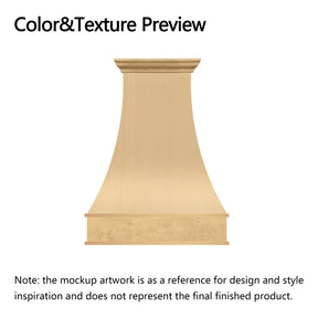 Fobest Custom Range Hood-FSS-390 Brass Metal Range Hood Custom Link for Joleen