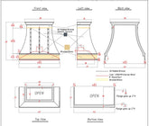 Fobest custom copper range hood - custom link for Serge - Fobest Appliance