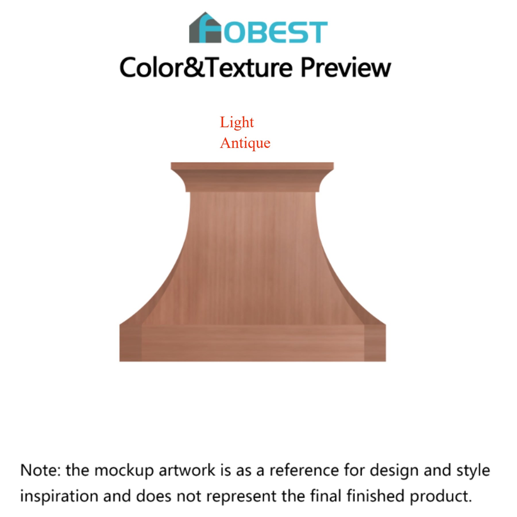 Fobest Custom Range Hood-Custom Link for Edie