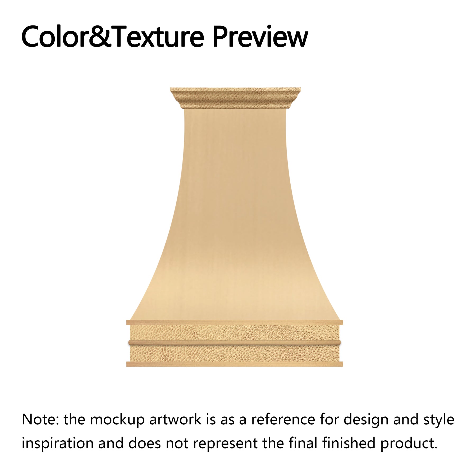 Fobest Custom Range Hood-FSS-390 Brass Metal Range Hood Custom Link for Joleen