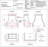 Fobest Custom Stainless Steel Range Hood- Custom Link for Lauren&Julie