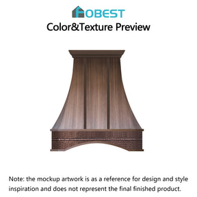 Fobest Custom Range Hood-FCP-211 Copper Metal Range Hood Custom Link for Deanna