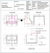 Fobest Custom Range Hood - Custom Link for Isaac haynes
