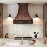 Fobest Artisan Copper Range Hood with Handmade Apron FCP-323