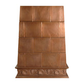 Fobest Custom Landscape Copper Range Hood with Harvest Accent FCP-398