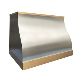 FOBEST Custom Modern Stainless Steel Range Hood with Contemporary Accent FSS-603