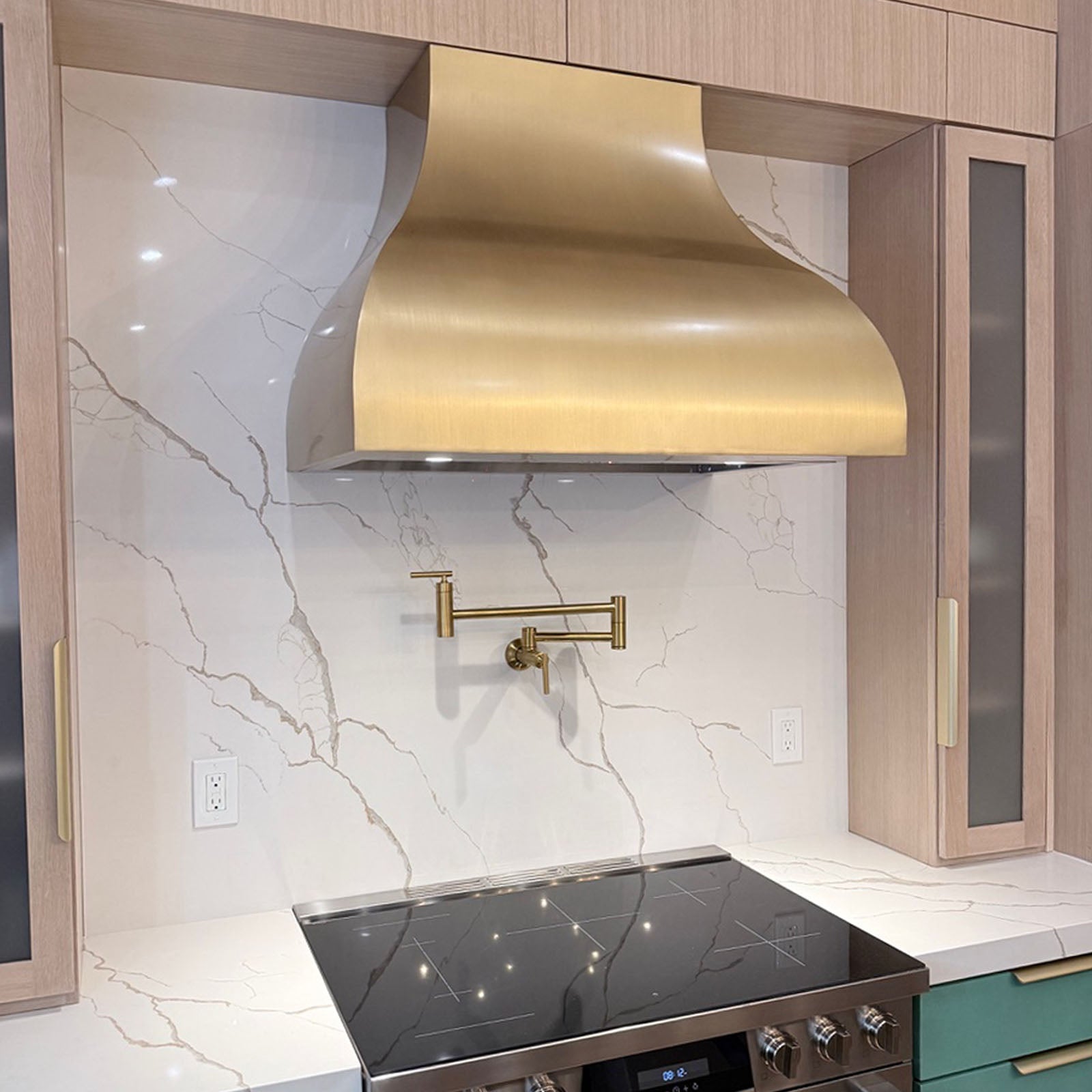 Fobest Custom Brass Kitchen Hood with Bell Shape FSS-364