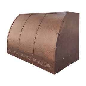 Fobest Aged Copper Custom Stove Hood FCP-295