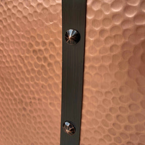 Fobest American Copper Range Hood with Two Bands FCP-16-Copper Range Hood-Fobest