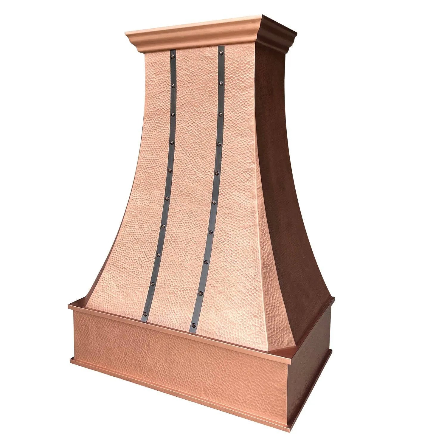Fobest American Copper Range Hood with Two Bands FCP-16-Copper Range Hood-Fobest
