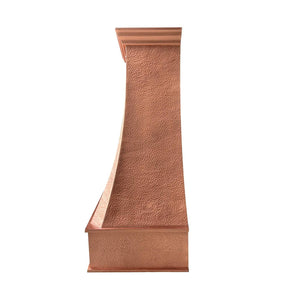 Fobest American Copper Range Hood with Two Bands FCP-16-Copper Range Hood-Fobest