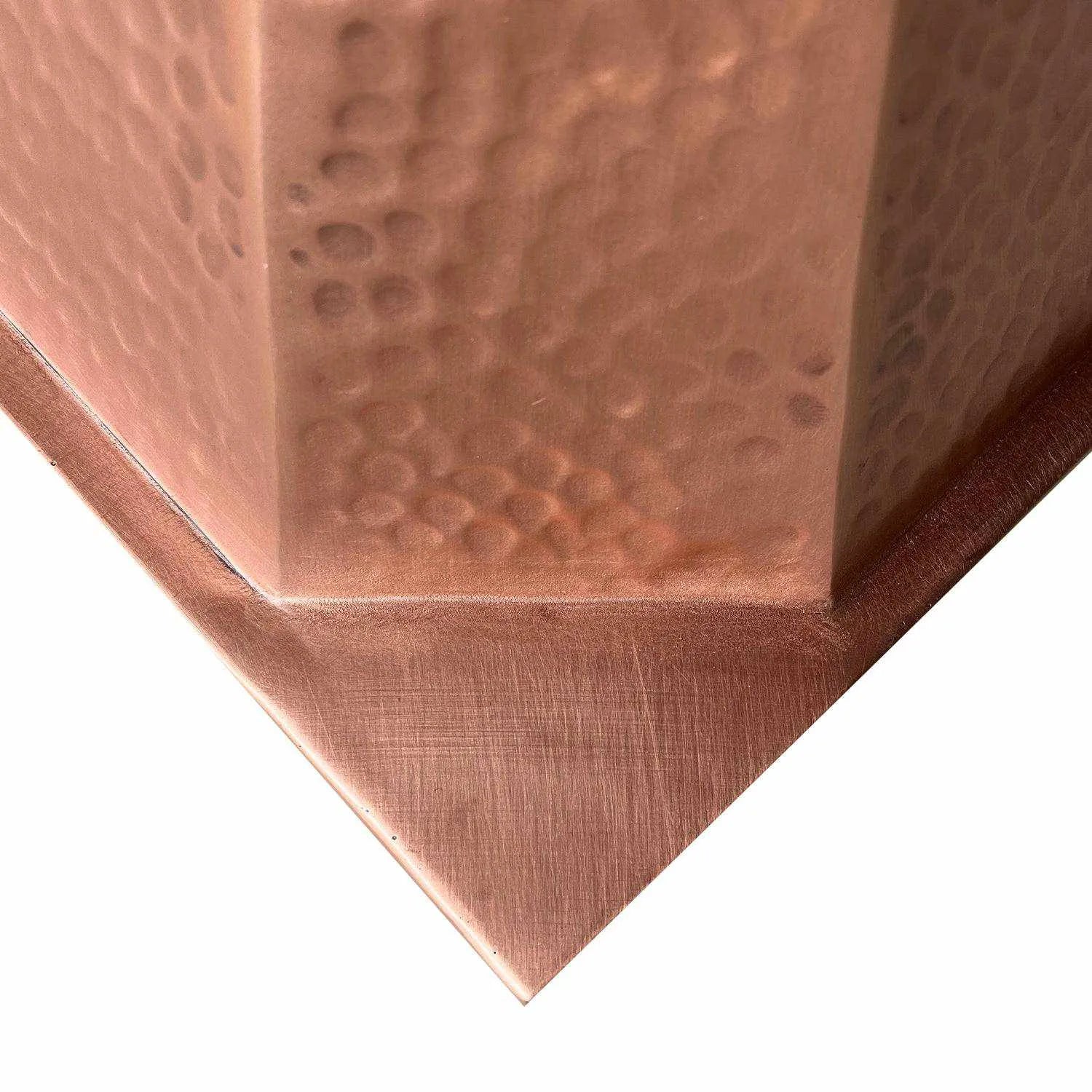 Fobest American Copper Range Hood with Two Bands FCP-16-Copper Range Hood-Fobest