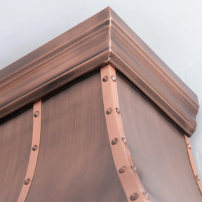 Fobest Antique Copper Range Hood Farmhouse Design FCP-108-Copper Range Hood-Fobest