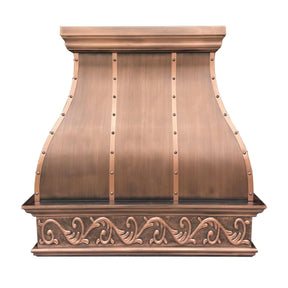 Fobest Antique Copper Range Hood Farmhouse Design FCP-108-Copper Range Hood-Fobest
