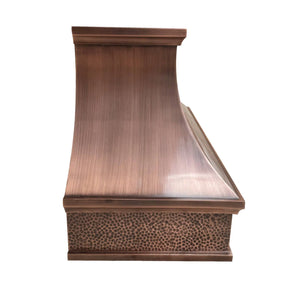 Fobest Antique Copper Range Hood with Grape Motif FCP-70-Copper Range Hood-Fobest