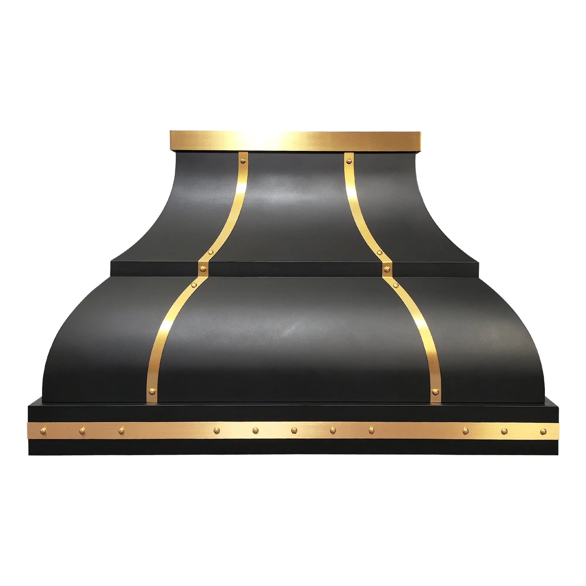 Fobest Black & Brass Custom Range Hood FSS-453