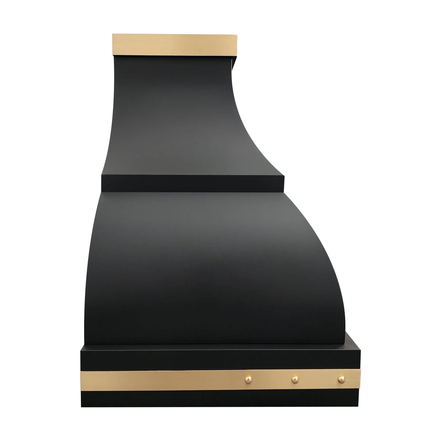 Fobest Black & Brass Custom Range Hood FSS-453