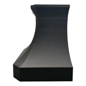 Fobest Black Custom Range Hood Stainless Steel Finish FSS-457