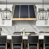 Fobest Black Kitchen Range Hood Stainless Steel FSS-307-Stainless Steel Range Hood-Fobest