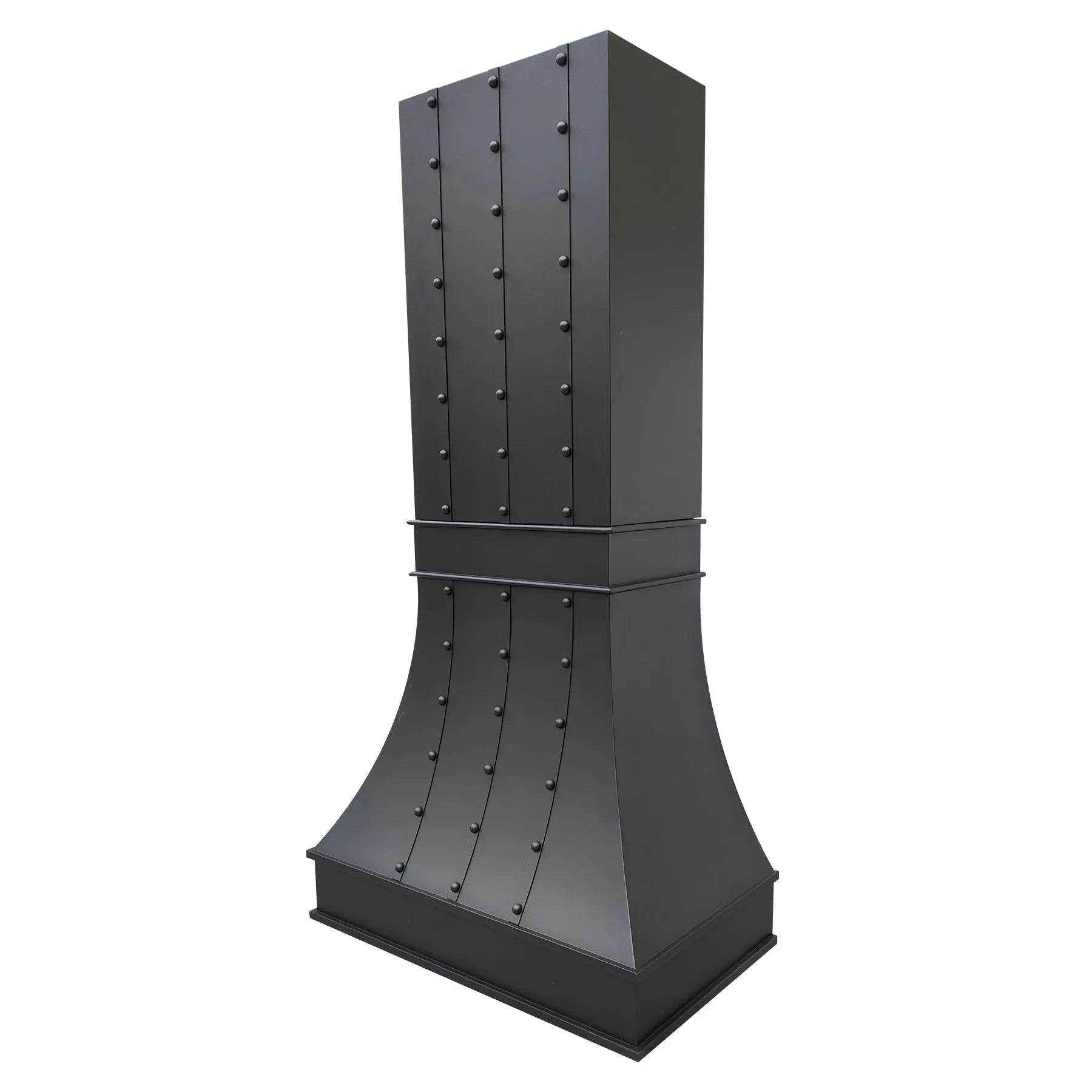 Fobest Black Metal Range Hood FSS-338-Stainless Steel Range Hood-Fobest